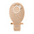 SenSura® Click Wide Two-Piece Drainable Transparent Filtered Ostomy Pouch, 11½ Inch Length, Maxi , 50 mm Flange #11195