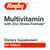 Rugby® Multivitamin with Zinc Stress Formula #80681011200
