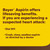 Bayer Low Dose Safety Coated Aspirin 81 mg Tablets #00280210020