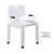 McKesson Removable Arm Rail Plastic Removable Back Bath Bench, 20½ Inch Width #146-RTL12505