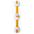McKesson Rotating Suction-Cup Grab Bar, White/Yellow Plastic #146-RTL13084