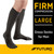 3M™ Futuro™ Compression Socks, Calf High, Black #71036BLEN