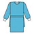 Halyard Protective Procedure Gown with Knit Cuffs #69028