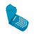 McKesson Slipper Socks, Large, Teal #16-SCE1