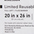 McKesson Reusable Bed Pillow #41-2026-LTD