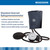 McKesson Brand Aneroid Sphygmomanometer with Cuff, 2-Tube, Pocket-Size, Handheld, Adult Medium Cuff, Navy #01-775-11ANGM