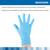 McKesson Confiderm® 3.8 Nitrile Exam Glove, Extra Large, Blue #14-690