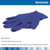 McKesson Confiderm® 3.0 Nitrile Exam Glove, Large, Blue #14-6N36