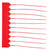 Health Care Logistics Red Pull-Tight Seal, Unnumbered, 9-Inch #7821
