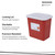 McKesson Prevent® Sharps Container, 2 Gallon, 10-1/4 x 7 x 10-1/2 Inch #047