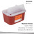 McKesson Prevent® Multi-purpose Sharps Container, 1 Gallon, 5 x 10 x 7 Inch #101-8703