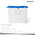 McKesson Prevent® Pharmaceutical Waste Container, 8 Gallon, 13½ x 17-3/10 x 13 inch #2256