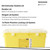 McKesson Prevent® Sharps Container, 8 Gallon, 13-1/2 x 17-3/10 x 13 Inch #2258