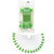 Toothette Plus Oral Swabsticks Foam Tip, Green, 6 Inch, Individually Wrapped, Nonsterile #6076