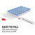 Pharmadose® Locking Pill Planner 7-Day, Four Times a Day Pill Organizer #91340