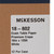 McKesson Crepe Table Paper, 18 Inch x 125 Foot, White #18-802