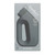 Tanker Portable Male Urinal, Cement Grey #BTAPUBSM001CG