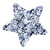 Glitter™ Stat Strip® Kid Design (Glitter Stars and Stripes) Adhesive Strip, 3/4 x 3 Inch #GLIAST100
