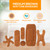 TruColour® Brown Adhesive Strips, Assorted Shapes and Sizes #TCB-NASD
