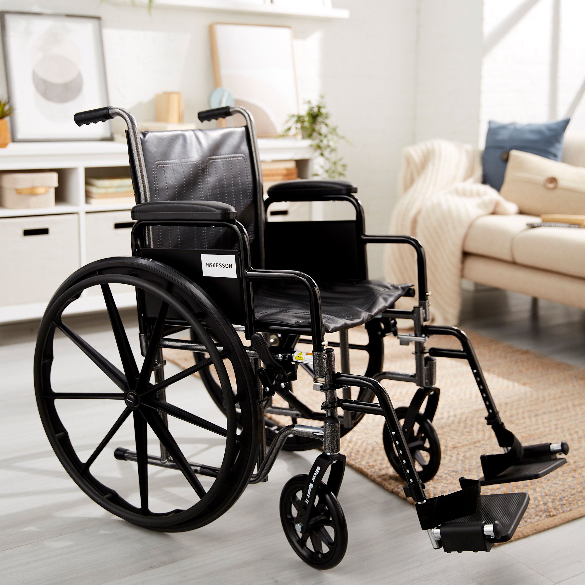 McKesson Wheelchair, 18 Inch Seat Width #146-SSP218DDA-SF