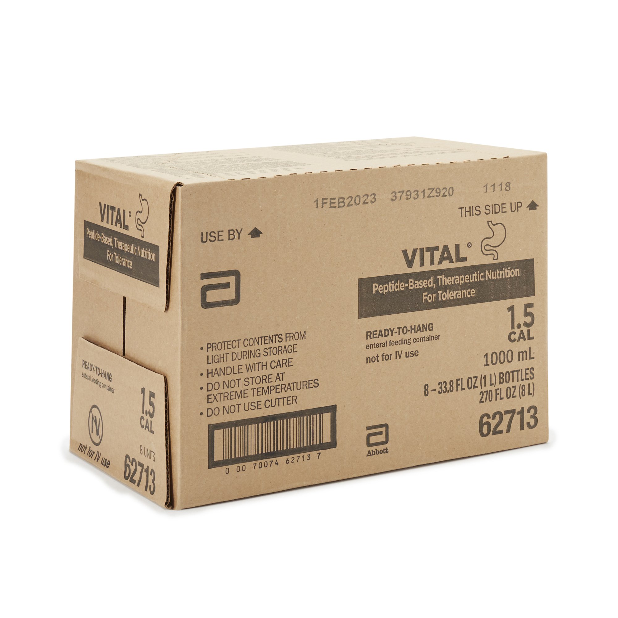 Vital® 1.5 Cal Vanilla Peptide-Based Nutrition for Ages 14+, 1