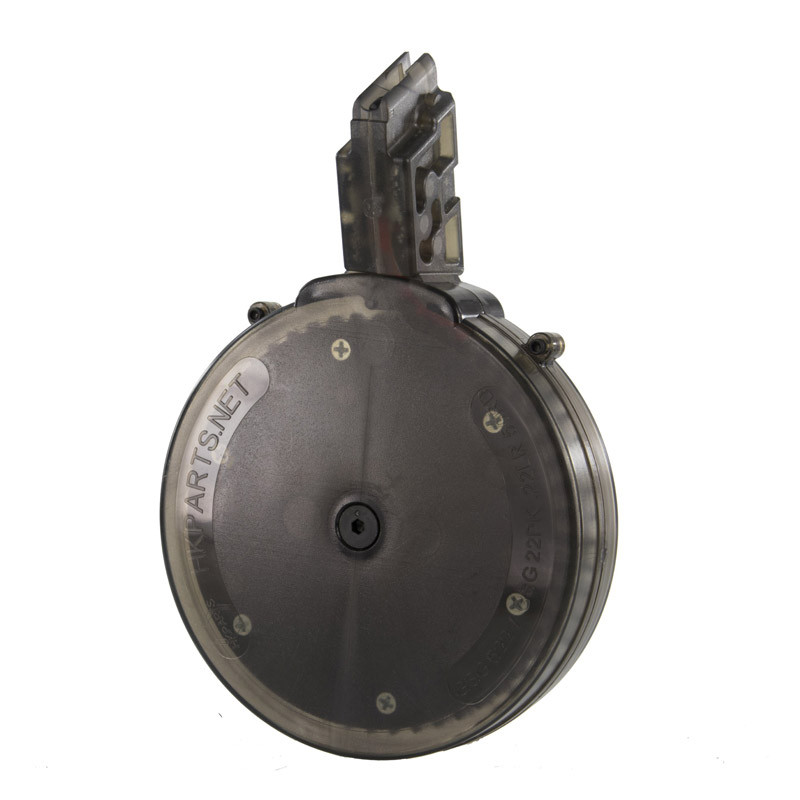 Black Dog 50 round .22LR drum magazine for Hammerli TAC R1 HK416 M4