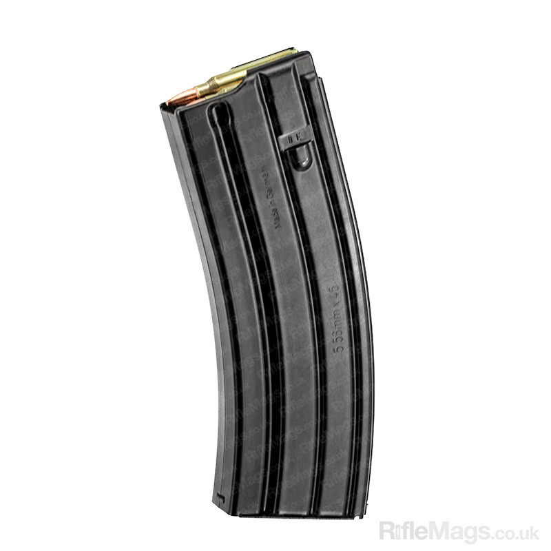 H&K HK416 AR15 30 round steel 223 Rem 5.56mm magazine RifleMags.co.uk