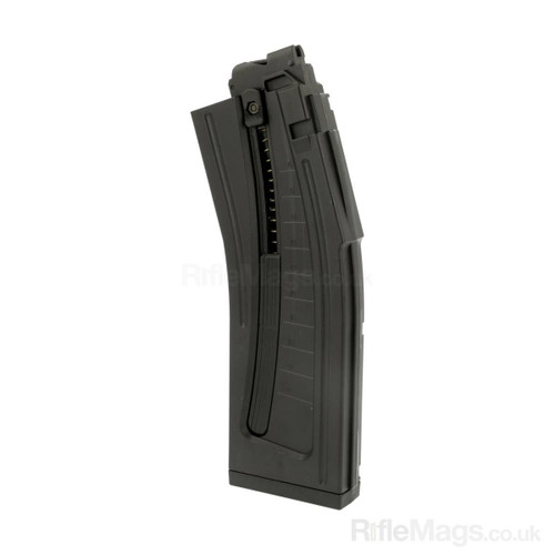 ISSC MK22 black 10 round long .22LR magazine (MK22/GSG-15/MSR RX22/Mauser-M15) (ISSC-212002)