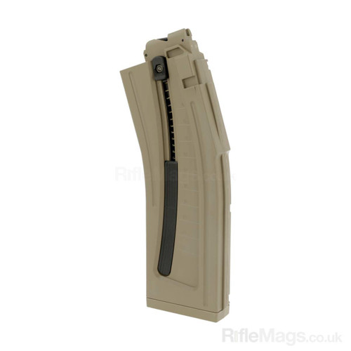 ISSC MK22 desert 10 round long .22LR magazine (MK22/GSG-15/MSR RX22/Mauser-M15) (ISSC-212004)