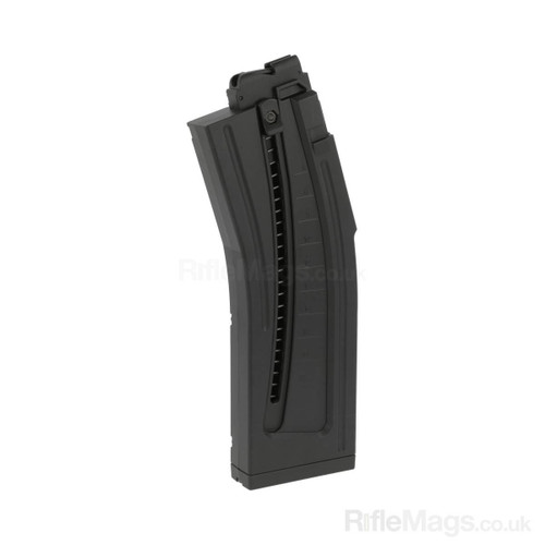 ISSC MK22 black 22 round .22LR magazine (MK22/GSG-15/MSR RX22/Mauser M-15)