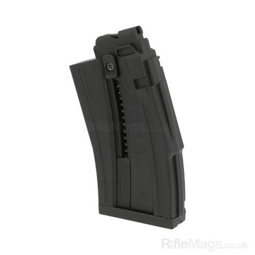 ISSC MK22 black 10 round short .22LR magazine (MK22/GSG-15/MSR RX22/Mauser M-15)