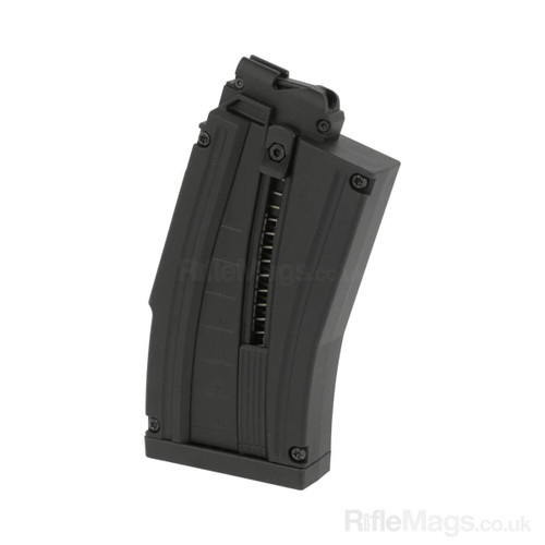 ISSC MK22 black 10 round short .22LR magazine (MK22/GSG-15/MSR RX22/Mauser M-15)