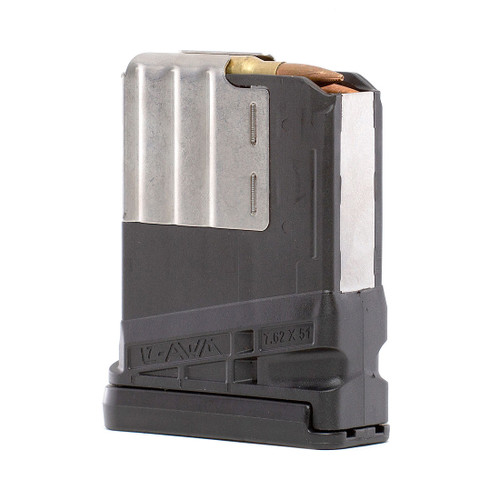 Lancer Systems L7AWM 10 round magazine .308 7.62mm BLACK (steel lips)