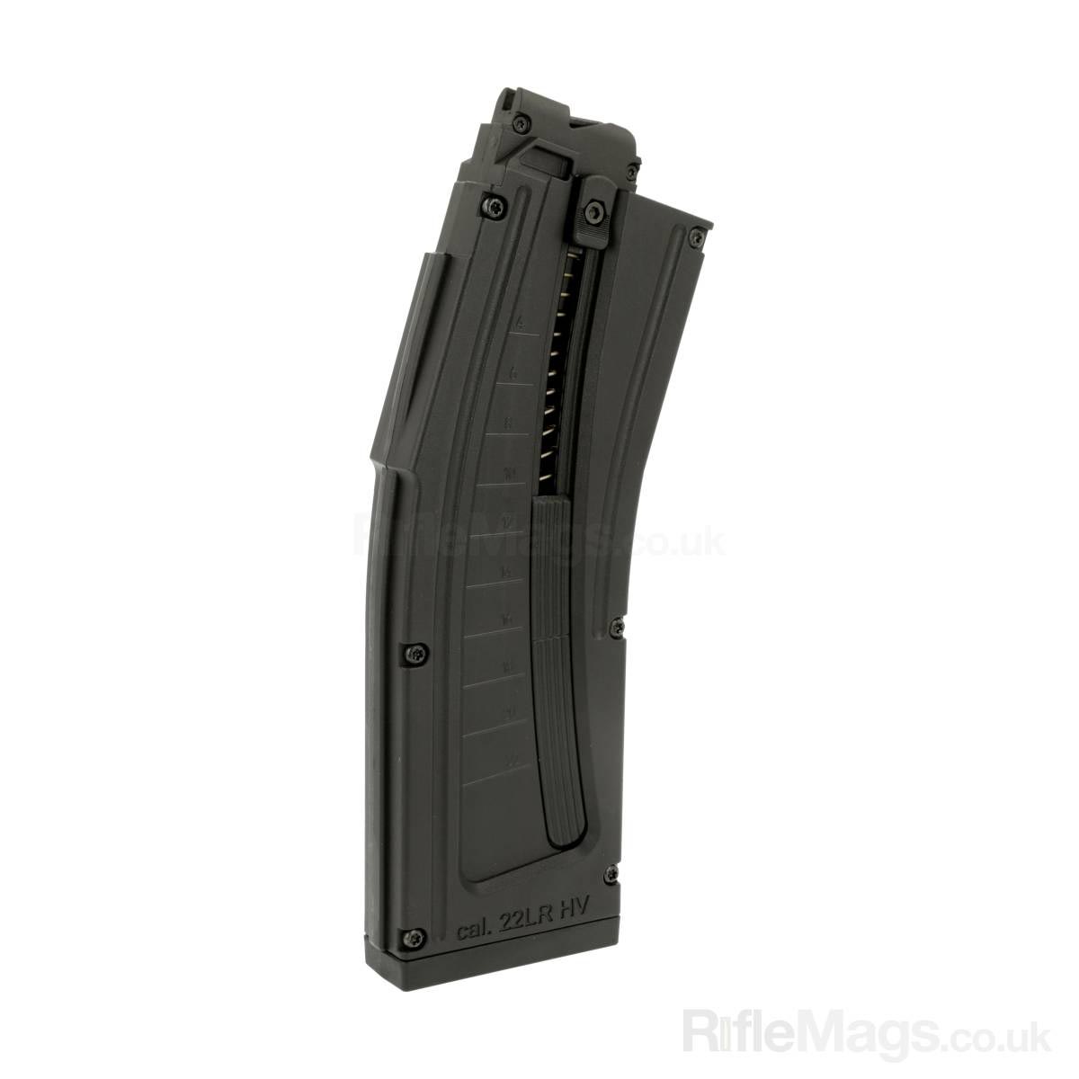ISSC MK22 black 10 round long .22LR magazine (MK22/GSG-15/MSR RX22