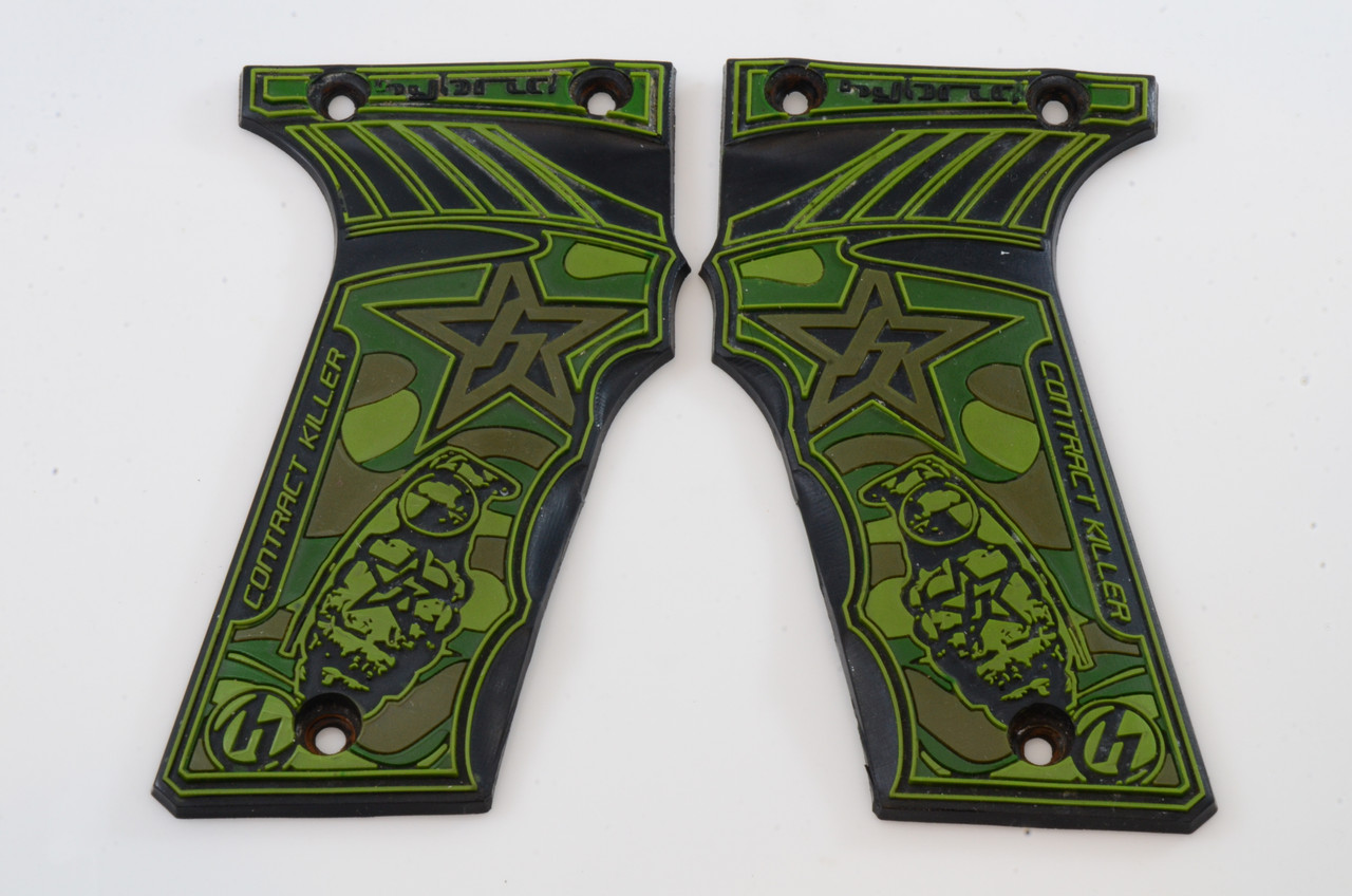 Hybrid - Planet Eclipse Ego 5/6/Etek Grips - "Grenade" - Green Camo