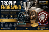 Trophy Engraving Blackpool | Personalised Trophies & Awards