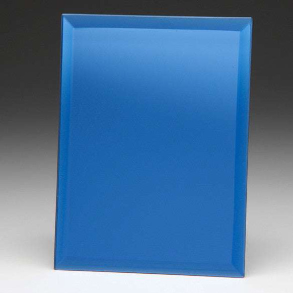 Azzuri Blue Mirrored Plaque 180mm