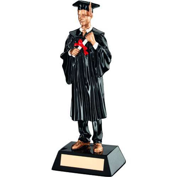 Blk|Gold Resin Male Graduate