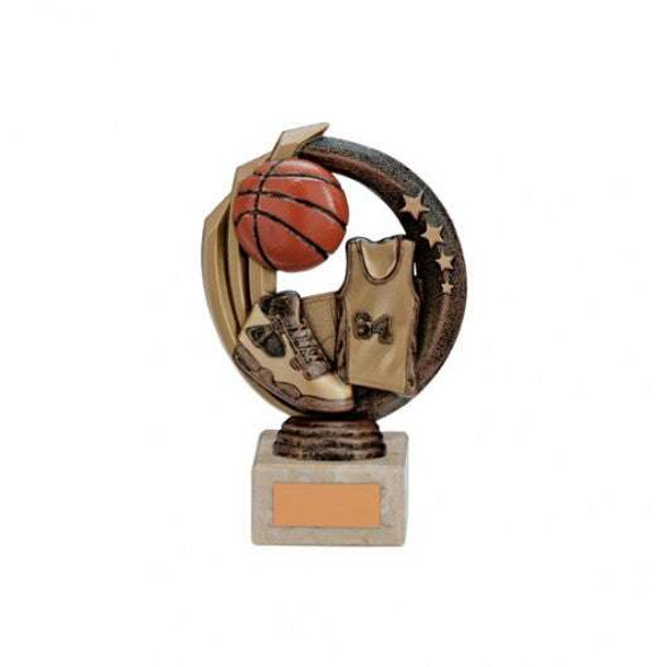 RENEGADE BASKETBALL LEGEND AWARD ANTIQUE BRONZE & GOLD-1682687563