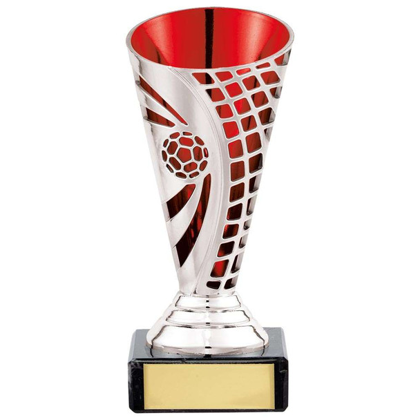 Defender Football Trophy Cup red