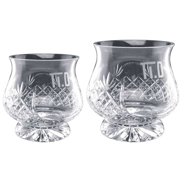 Lindisfarne Saint Finan Crystal Vase