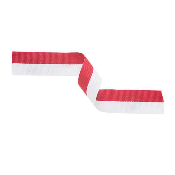 Medal Ribbon Red & White 395x22mm