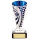 Defender Football Trophy Cup blue