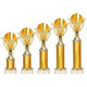 Wizard Plastic Trophy Gold