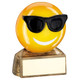 Brz|Yellow|Black 'sunglasses Emoji' Figure