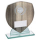 Wood Effect Glass Shield With Swimming Insert