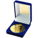 Blue Velvet Box And 50mm Medal Swimming Trophy