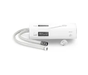 The box is shown with the tubing and connector piece. 