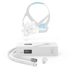 Mask is not included, but it is shown with the pack, connector piece, tubing. Mask is not included, but it is shown with the pack, connector piece, tubing.