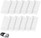 The filters are relatively small but enlarged to show detail. There are two rows of six filters with a small image in the bottom left-hand corner or the Resmed S11 for which they are compatible. The filters are plain looking and white. 